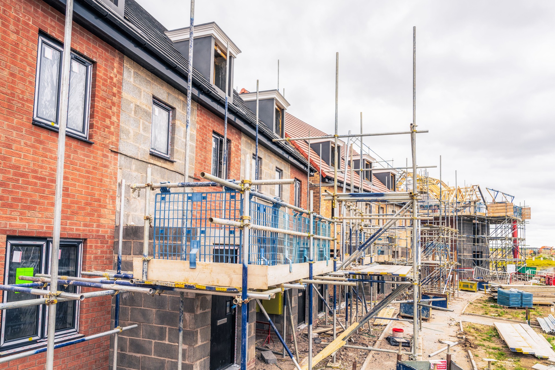 Construction of new houses
